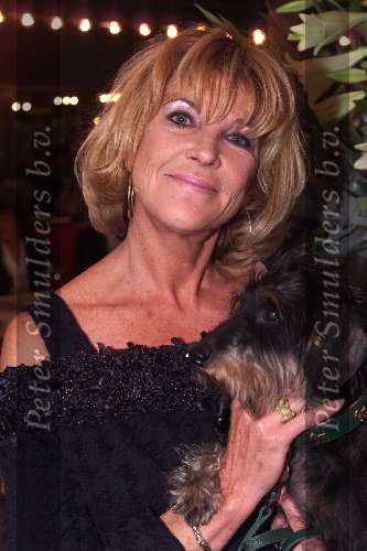 Amsterdam 20 Oktober 1999
Uitreiking boek Edgar Vos.
Astrid Engels met haar hond.