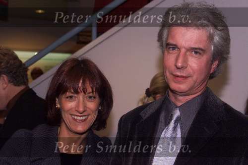 Gouda 16 Oktober 1999
Premiere Zakkensdiner.
Boudwijn de Groot met zijn vriendin.