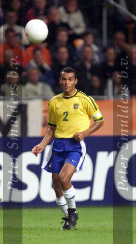 Amsterdam 9 oktober 1999 ARENA
Vriendschappelijke interland
NEDERLAND-BRAZILIE, eindstand 2-2
Cafu