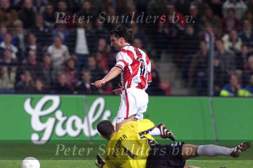Eindhoven  23 oktober 1999
PSV-Fc Twente 2-2
Luc Nilis en Sander Boschker.