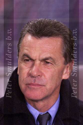 Eindhoven 26 oktober 1999
Wedstrijd in de championsleague tussen PSV-Bayern Munchen, eindstand 2-1
OTTMAR HITZFELD
