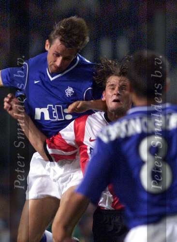 Eindhoven, 28 September 1999
Wedstrijd uit de voorronde van de CHAMPIONS-League tussen PSV & Glasgow Rangers, eindstand 0-1
ROB WIELAERT