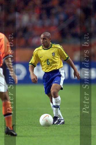 Amsterdam 9 oktober 1999 ARENA
Vriendschappelijke interland
NEDERLAND-BRAZILIE, eindstand 2-2
ROBERTO CARLOS