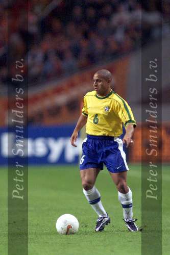 Amsterdam 9 oktober 1999 ARENA
Vriendschappelijke interland
NEDERLAND-BRAZILIE, eindstand 2-2
ROBERTO CARLOS