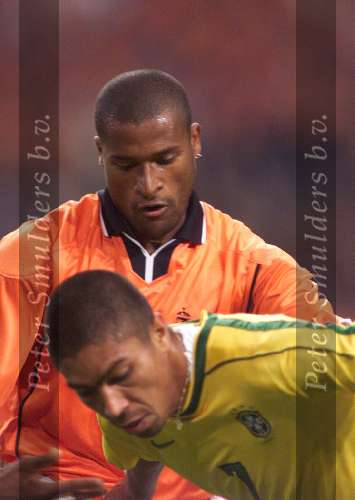 Amsterdam 9 oktober 1999 ARENA
Vriendschappelijke interland
NEDERLAND-BRAZILIE, eindstand 2-2
Winston bogarde