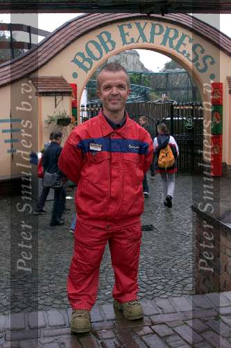 Bobbejaanland 1 oktober 2000
Dwerg Andrew in Bobbejaanland.