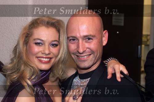 Rotterdam 12 oktober 2000
Premiere There\\\'s no business like show business.
Antje Monteiro met haar man