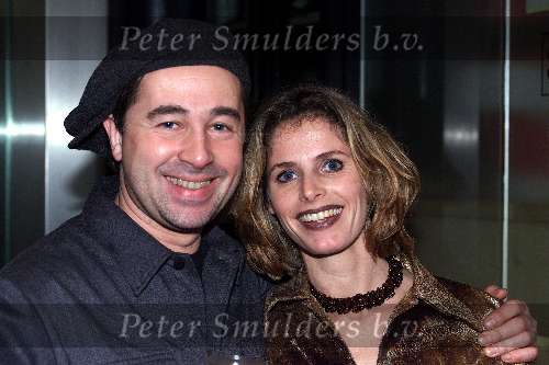 Amsterdam 1 januari 2000
Staatsloterij show op locatie in Magna Plaza.
Bart Bosch met zijn vrouw