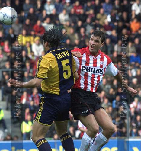 Eindhoven, 29 Oktober 2000
Kompetitie seizoen 2000/20001
PSV-AJAX, eindstand 1-1
Arnold Bruggink en Chivu