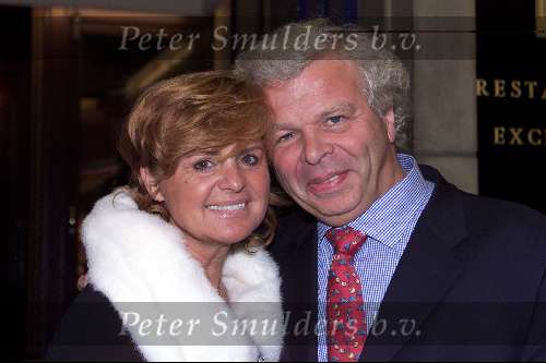 Amsterdam 2 oktober 2000
Modeshow Sheila de Vries in hotel l Europe.
Eddy de Kroes met vrouw