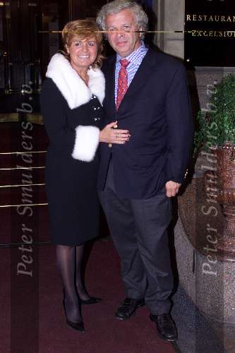 Amsterdam 2 oktober 2000
Modeshow Sheila de Vries in hotel l Europe.
Eddy de Kroes met vrouw