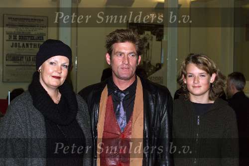 Amsterdam 3 oktober 2000
Premiere RENT
Huub v d Lubbe met vrouw en dochter
