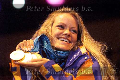 Eindhoven, 3 oktober 2000
Huldiging eindhovense sporter die medailles in Sydney hebben gehaald
INGE DE BRUIJN