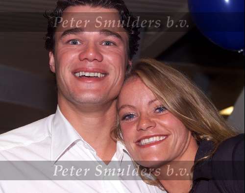 Eindhoven 3 oktober 2000
Huldiging Eindhovense olympische medaillewinnaars
INGE DE BRUIJN met vriend JACCO VERHAEREN