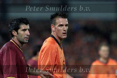 Rotterdam 11 oktober 2000
Nederland - Portugal 0-2
Jan Vennegoor of Hesselink   Figo