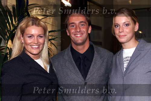 Amsterdam 1 januari 2000
Staatsloterij show op locatie in Magna Plaza.
Jeroen Smit met 2 kollegas