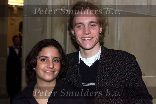 Amsterdam 1 januari 2000
Staatsloterij show op locatie in Magna Plaza.
Joost v d Stel met vriendin