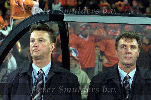 Rotterdam 11 oktober 2000
Nederland - Portugal 0-2
Louis v Gaal en Ruud Krol