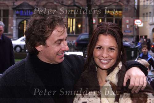 Amsterdam 12 december 1999
Premiere van de Ijzeren reus in City theater in Amsterdam.
Marco Borsato en Leontine Borsato