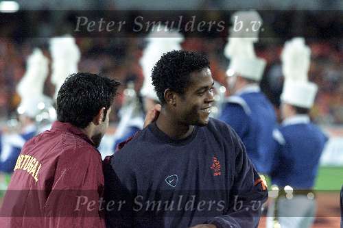 Rotterdam 11 oktober 2000
Nederland - Portugal 0-2
Patrick Kluivert en Figo