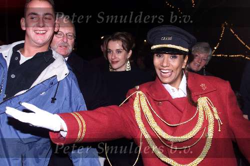 Amsterdam 17 december 1999
Premiere kerstcircus in Carre.
Patty Brard als portier