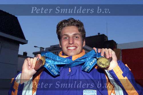 Eindhoven, 3 oktober 2000
Huldiging eindhovense sporter die medailles in Sydney hebben gehaald
PIETER V D HOOGENBAND