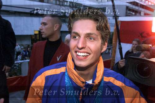 Eindhoven 3 oktober 2000
Huldiging Eindhovense olympische medaillewinnaars
Pieter v d Hoogenband
