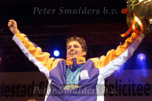 Eindhoven 3 oktober 2000
Huldiging Eindhovense olympische medaillewinnaars
Pieter v d Hoogenband