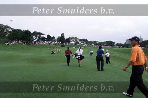 Kuala Lumpur 21 november 1999
Mines Resort golf
WK Golf voor landenteams USA eerste Spanje tweede
TIGER WOODS
Golfen