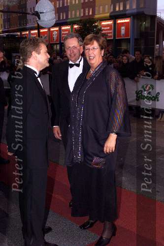Amsterdam 1 oktober 2001
Premiere Discovery of Heaven in Pathe Arena.  
Annemarie Jorritsma met man