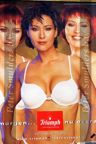 AMSTERDAM 30 oktober 2001
Bianca Big Brother met  lingerie vanTriumph reclame