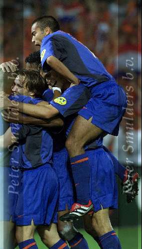Rotterdam, 16 juni 2000
Nederland-Denemarken, eindstand
Doelpunt Boudewijn Zenden Giovanni v Bronckhorst