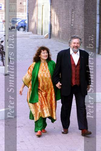 Rotterdam 15 Oktober 2001
Maxima en Prins Willem Alexander bezoeken Rotterdam
Chiem v Houweninge met vrouw