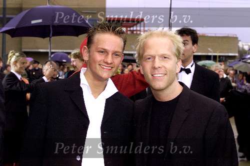 SCHEVENINGEN 21 oktober 2001
Premiere Aida in het circustheater.
Danny Rook met een vriend