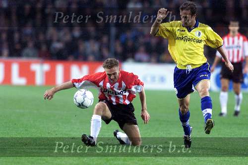 Eindhoven 27 oktober 2001
PSV-RKC 2-0
Dennis Rommedahl en Petrovic