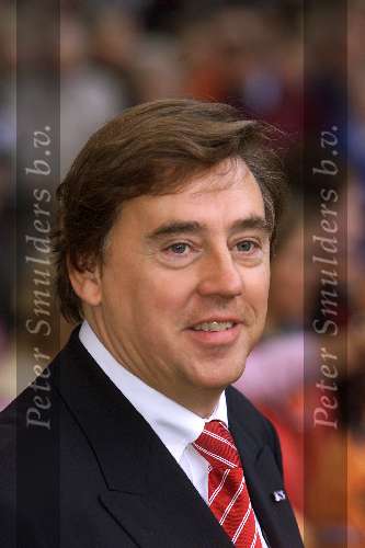 Leeuwarden 10 oktober 2001
Prins Willem Alexander en Maxima bezoeken de provincie Friesland.
Ed Nijpels