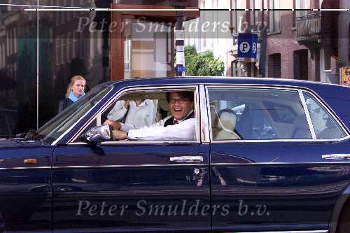 AMSTERDAM 30 oktober 2001
Emile Ratelband in zijn Rolls Royce