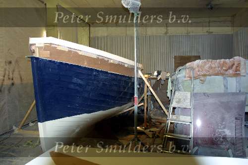 Kampen, 8 oktober 2001
Het bouwen van een sloep bij interboat
Het maken van een mal