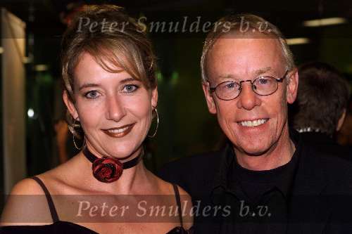 AMSTERDAM 12 OKTOBER 2001
UITREIKING VAN DE TELEVIZIERRING IN THE HEINEKEN MUSIC HALL. 
Jack Spijkerman met vrouw