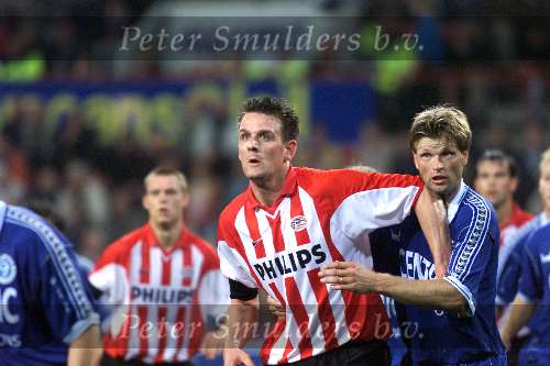 Eindhoven 20 oktober 2001
PSV-de Graafschap
Jan Vennegoor of Hesselink en Jan Vreman