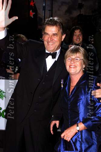 Amsterdam 1 Oktober 2001
Premiere Discovery of heaven in de pathe Arena
Jeroen Krabbe met zijn vrouw Herma Krabbe