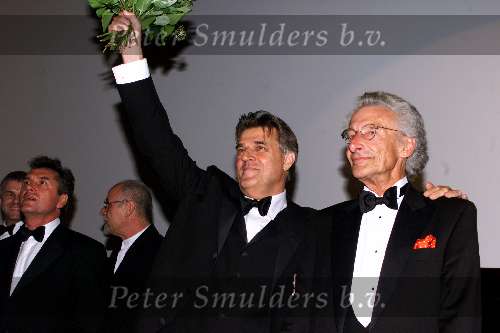 Amsterdam 1 Oktober 2001
Premiere Discovery of heaven in de pathe Arena
Jeroen Krabbe met Harry Mulisch