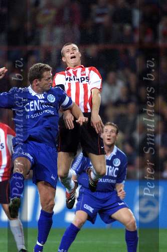 Eindhoven 20 oktober 2001
PSV-de Graafschap
John v d Brom en Kevin Hofland