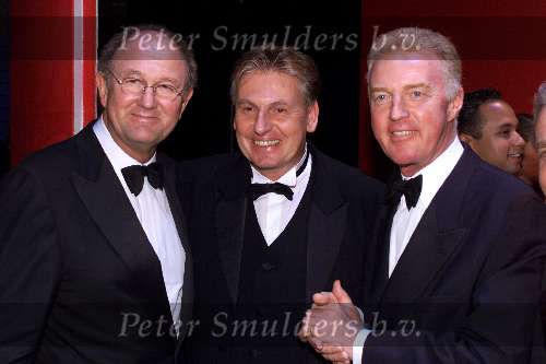 Scheveningen 21 Oktober 2001 Premiere Aida in het circustheater
Joop v d Ende Henny Huisman en Andre v Duin