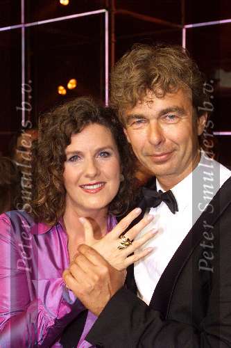 Amsterdam 12 Oktober 2001
Uitreiking van de Televizierring in de Heineken Music Hall.
Karin de Groot en Derk  Bolt