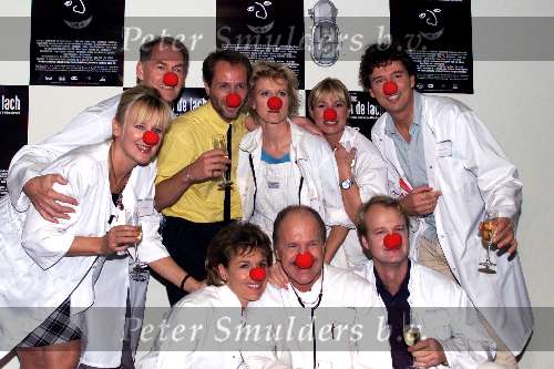Aalsmeer 23 oktober 2001
Opnames van Medisch Centrum West t.b.v. de Clini Clowns.
Mark Klein Essink en Annemiek Verdoorn.
MCW CAST  Rode neuzen