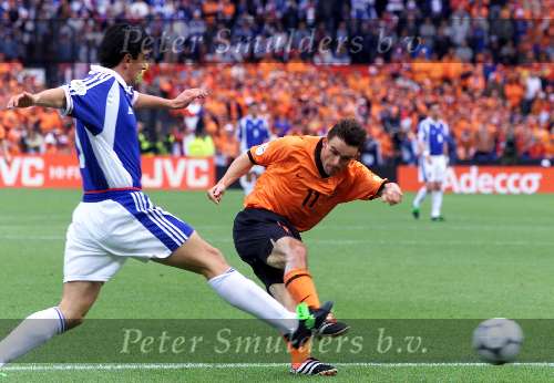 Rotterdam, 25 juni 2000   Euro 2000
Europees Kampioenschap voetbal 2000
Nederland-Yougoslavie
Marc Overmars