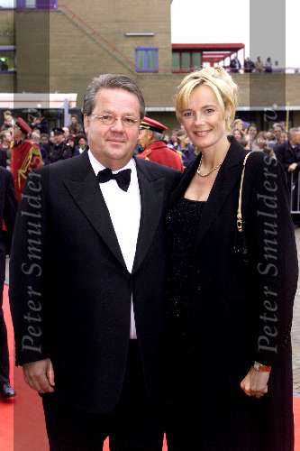 Scheveningen21 oktober 2001 
Marijke Schaaphok met Guido Maas, haar man
