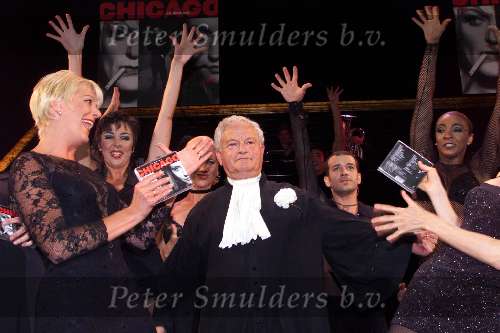 Utrecht 19-08-1999
Uitreiking CD Musical Chicago in Utrecht.
Max Moskowicz en Simone Kleinsma.