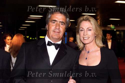 Amsterdam 12 Oktober 2001
Uitreiking Televizierring in de Heineken Music
Pieter Storms met vrouw